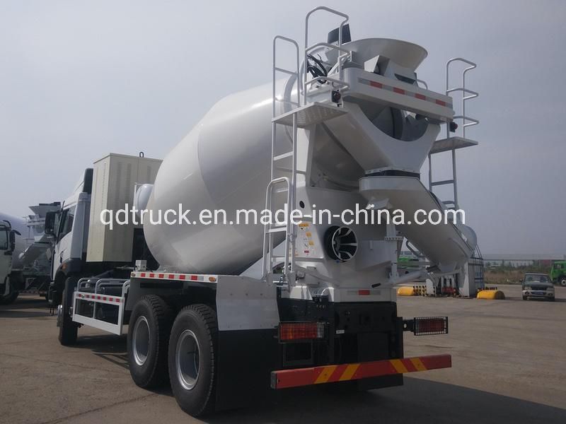 8x4 Green Energy CNG Engine concrete mixer/ cement agitator truck