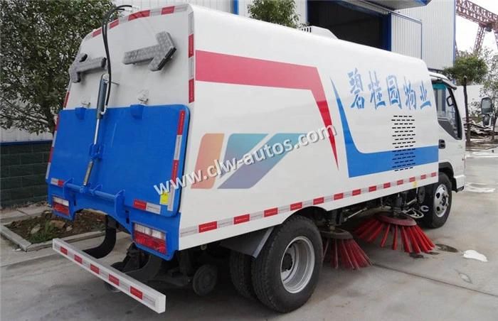 JAC 5ton Road Cleaning Sweeper Truck with Road Sweeping Dust Suction Water Spraying