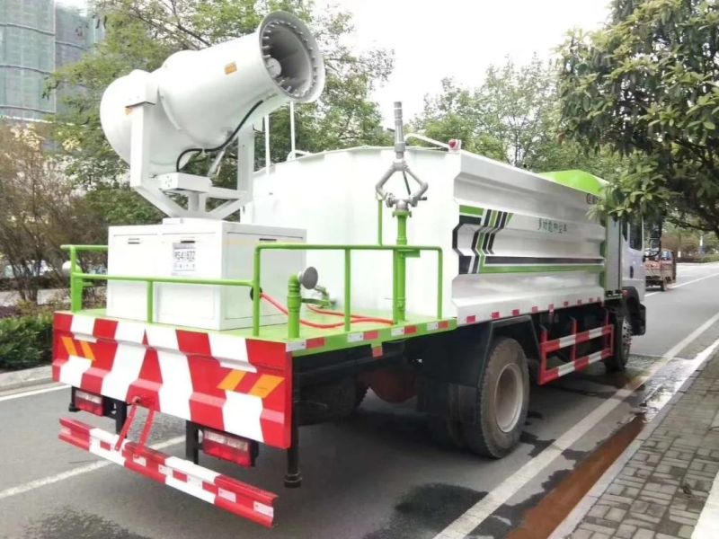 Dongfeng 12tons Sterilizing Sprinkler Tanker Truck Spraying 60m Spreader Truck