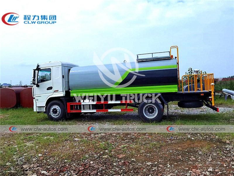 Shacman 15000liters 15tons Water Bowser Truck Water Sprinkler Tank Truck Water Spraying Truck