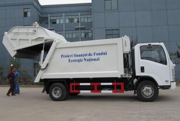 6ton Compressed Garbage Treatment 8cbm Japanese Brand CCC Garbage Refuse Compactor Truck