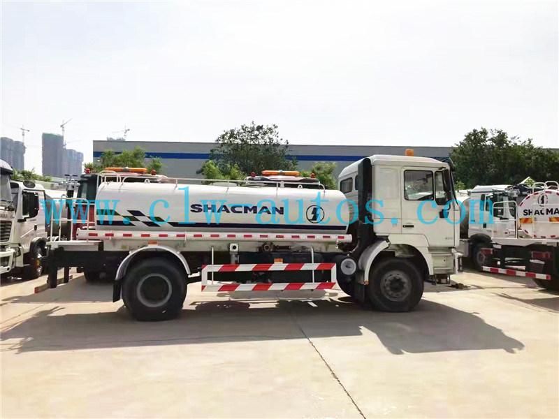 Shacman 10000liters 10cbm 10m3 10tons Water Bowser Truck Water Sprinkler Tank Truck Water Spraying Truck