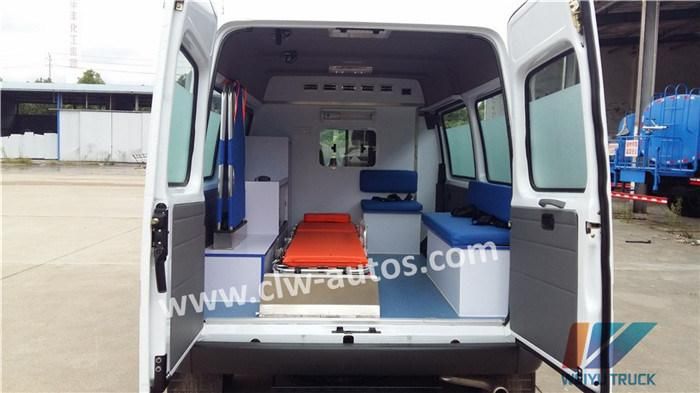 Diesel Gasoline Engine Ford Ambulance Car ICU Patient Transit Medical Clinic Hospital Ambulance