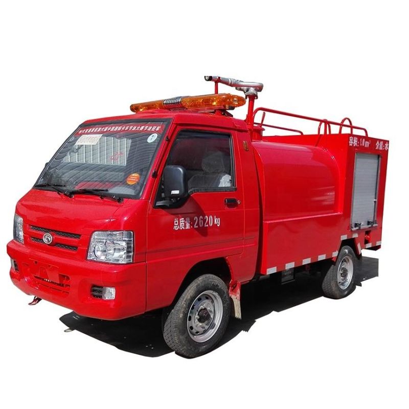 Foton 4X2 Mini 2, 500 Liters Water Cannon Water Tank Fire Fighting Truck Price