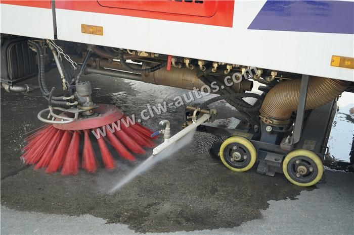 Vacuum Cleaning 4 Brushes Stainless Steel Tank JAC Vacuum Road Sweeper Truck in 5ton Loading with Dust Tank & Water Tank