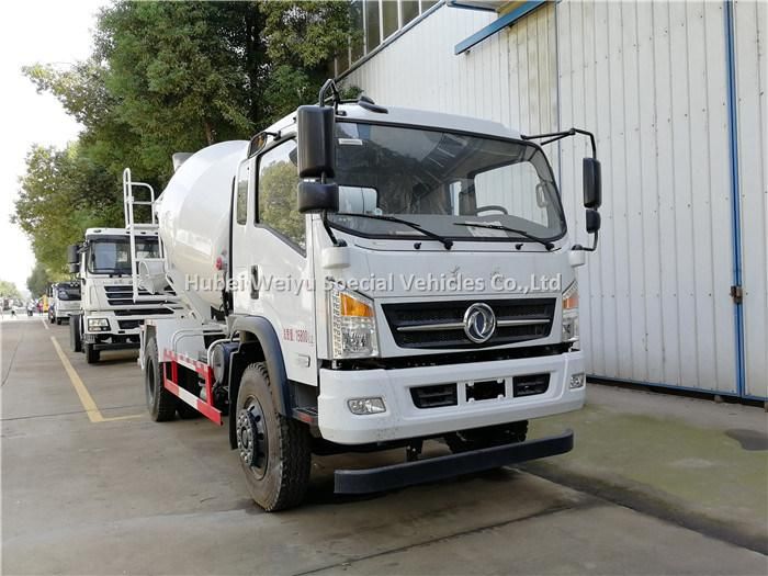 5 Cubic Meters Cement Concrete Mix Mixer Mixing Truck with Pump