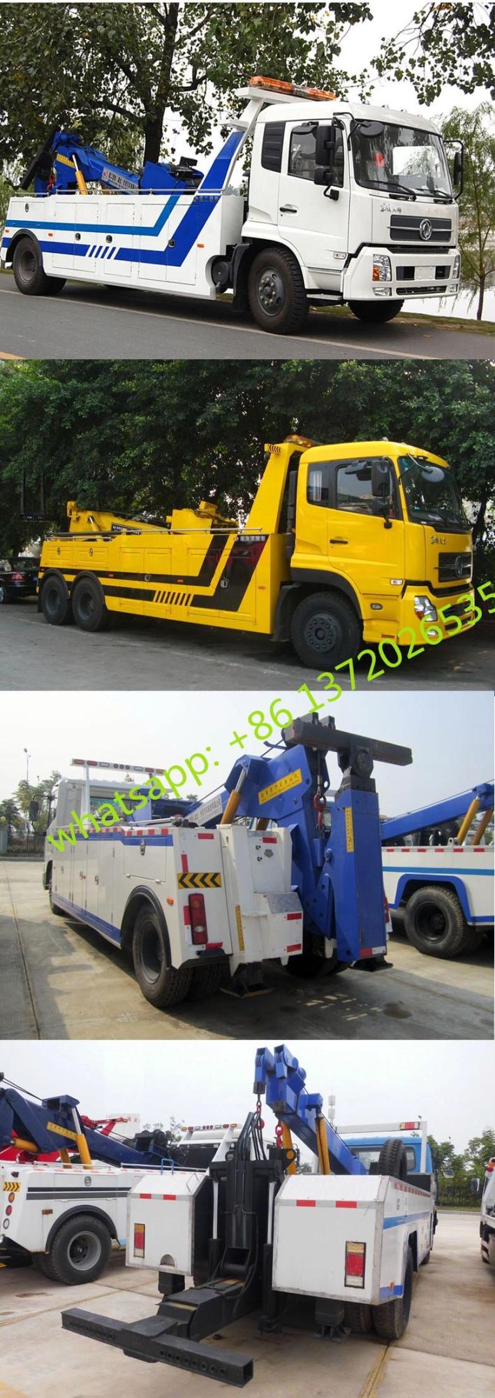 Sinotruk HOWO 6X4 Wrecker Road Recovery Truck Tow Truck