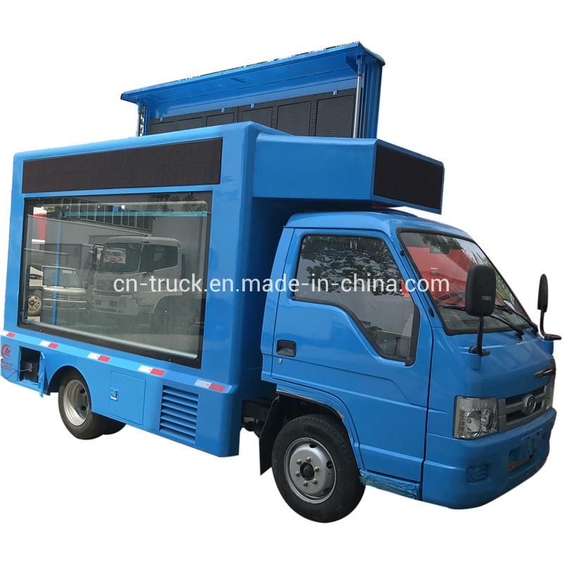 Small Size Scrolling Billboard LED Mobile Advertising Vehicle