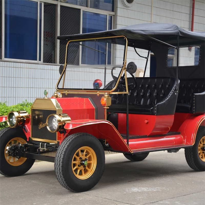 Electric Sightseeing Bus Sightseeing Car Retro Vintage Sightseeing Car