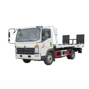 HOWO Light 3tons 4X2 Right Hand Drive Left Road Flat Bed Tilt Tray Tow Truck Wrecker for Sale Wrecker Truck