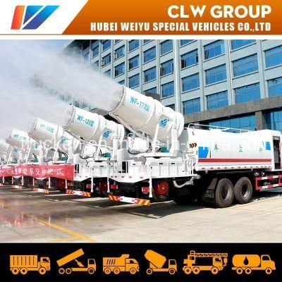 Dongfeng Water Tank Dust Suppression Sprayer 20m 30m 40m 50m 60m 100m 120m 150m Disinfection Truck with Remote Air-Feed Sprayer for Virus
