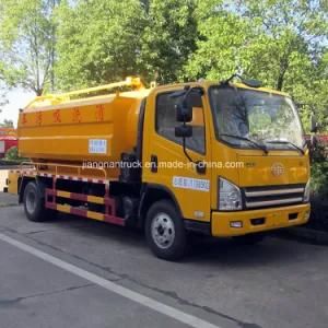 FAW High Pressure Water Jetting Sewer Suction Truck