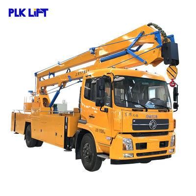 16m 18m Chassis Truck Mounted Aerial Platforms Boom Lift