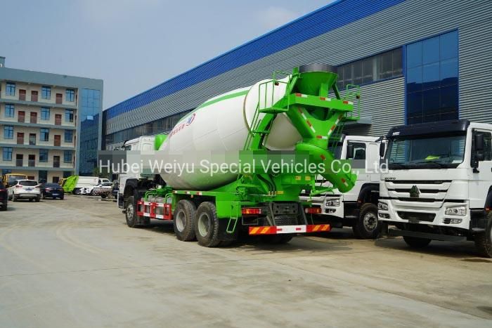 China Hot Sale 6*4 HOWO 14-16cbm Concrete Mixing Vehicles 14-16m3 Cement Mixer Truck