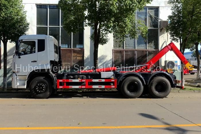 Dongfeng 18cbm Heavy Duty Swing Arm Garbage Truck Hook Lift Garbage Truck for Sale