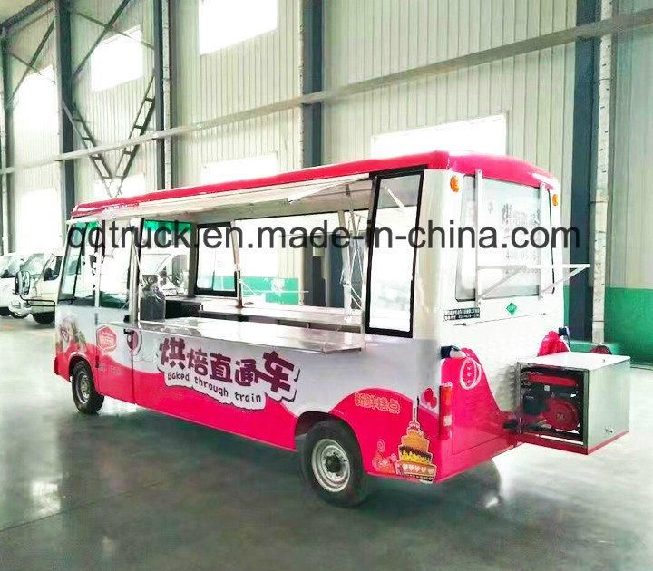 Mobile fast food truck, fast food cart truck