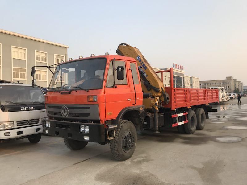 Dongfeng 6X4 10 Ton Crane Truck for Sale with Factory Price