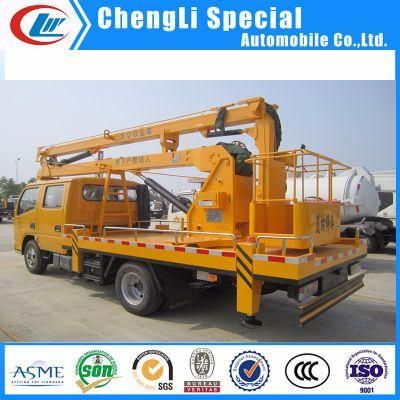 China Factory Sale Dongfeng 18m Hydraulic Lift Aerial Platform Truck