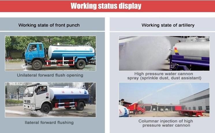 Japanese Brand 6 Cbm Water Sprinkler Truck