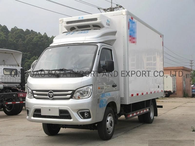 Foton Chassis 4X2 Thermo King Refrigerator Freezed Cooling Truck