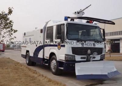 China HOWO 4X2 8000L Anti Riot Water Cannon Truck