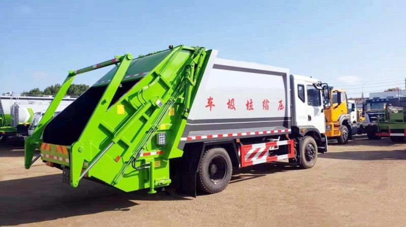 Natural Gas Compressed Garbage Truck 10cbm 14cbm CNG Garbage Truck Factory Outlet