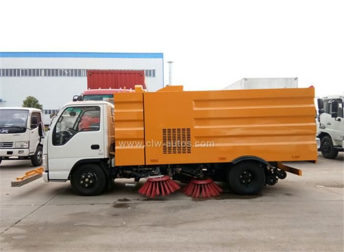 Isuzu 7cbm Diesel Road Sweeper and Vacuum Cleaner Truck for Dust Suction