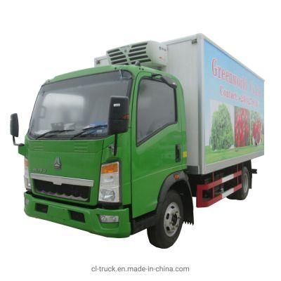 Good Quality 5tons 6tons 8tons 10tons Rhd LHD HOWO Freezer Van Refrigerated Truck