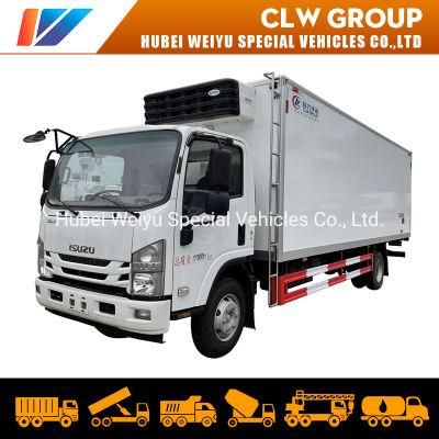 10tons Refrigerated Van Truck Japanese Brand Truck with Us Carrier Refrigerating Unit 8tons 4X2 Refrigerated Van Truck