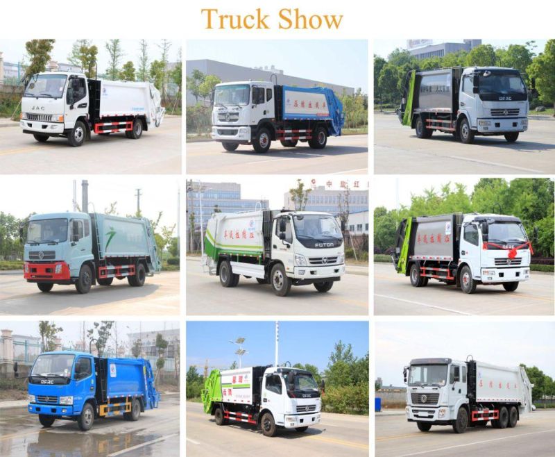 Dongfeng 4X2 Compressed Garbage Truck Diesel Waste Management Truck