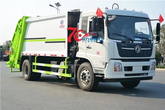 14m3/8tons/10tons Dongfeng Garbage Compactor Truck High Pressure Compressed Rubbish Collector