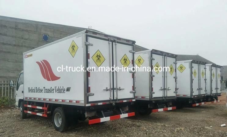 Good Quality Dongfeng 3tons 4tons Medical Waste Transfer Vehicle