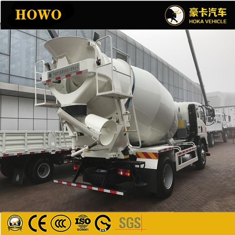 Sinotruk HOWO 4X2 180HP 4cbm Concrete Mixer Truck Zz5167gjbg381CD1