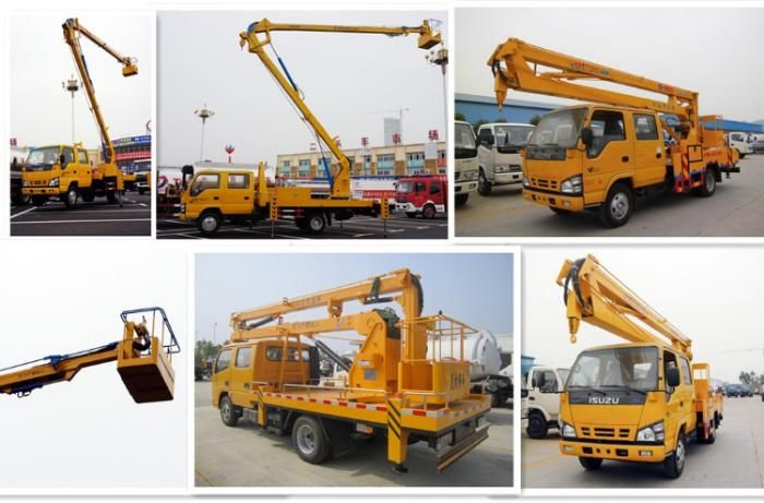 China Dongfeng 24m 25m Hydraulic Aerial Manlift Work Platform Truck