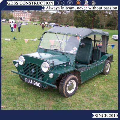 Black Canvas Covered Electric Mini Golf Moke Car