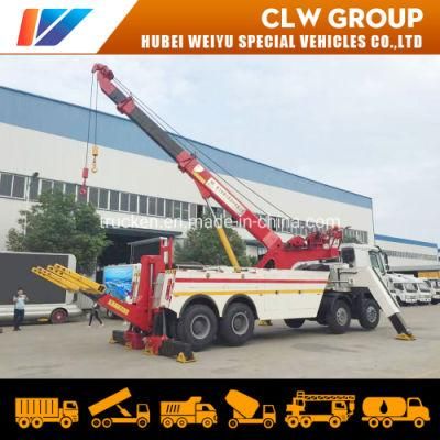 Breakdown Bus Vehicle Lifting Full Rotation 30ton 40ton Sinotruk HOWO Heavy Duty Rotator Tow Truck with Crane