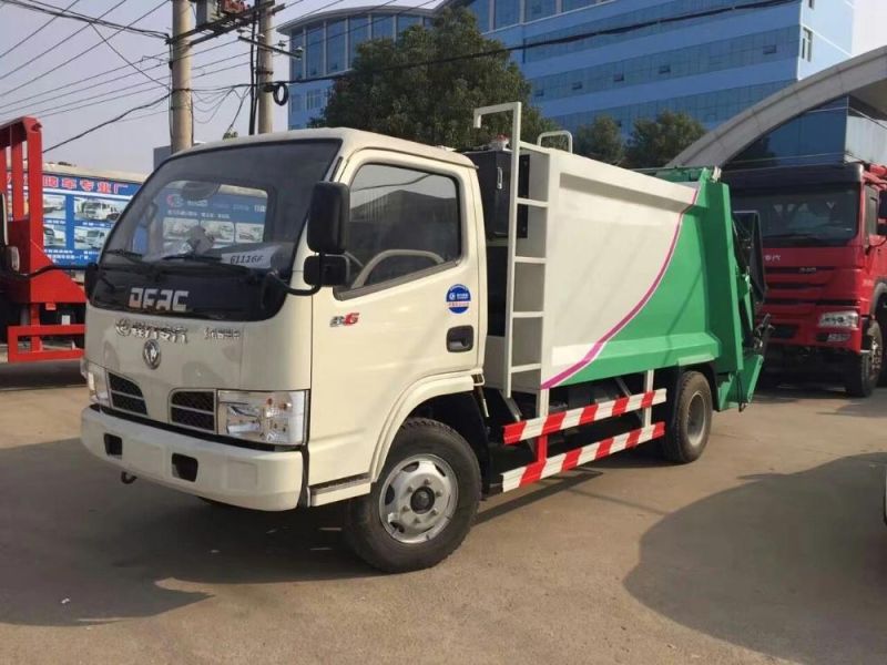 Dongfeng Small Left and Right Hand Drive Compactor Garbage Truck 4m3