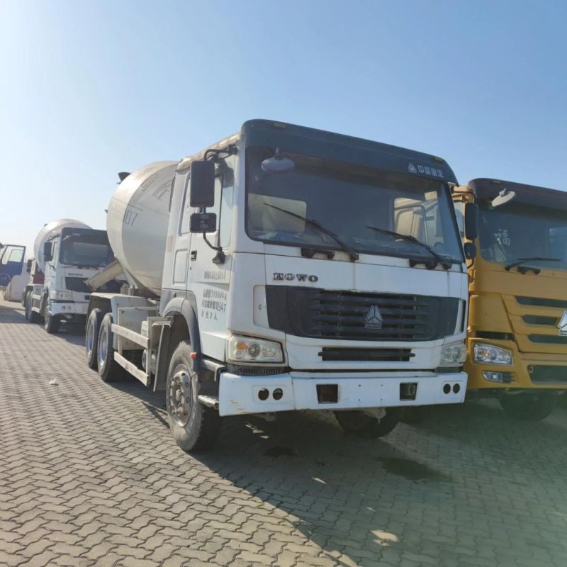 New and Used HOWO/Sinotruk/Sino 6*4 Three Wheel Concrete Mixer Machine in Ghana Volumetric Mixer Truck Price for Cement/Concrete