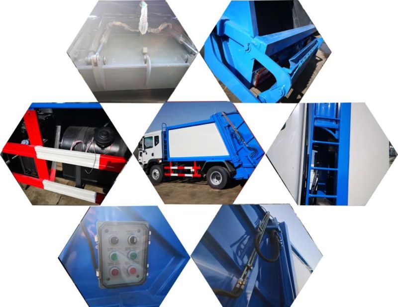 China Manufacturer 8cbm~ 12cbm Garbage Truck/Garbage Compactor Truck for Sale for Sale
