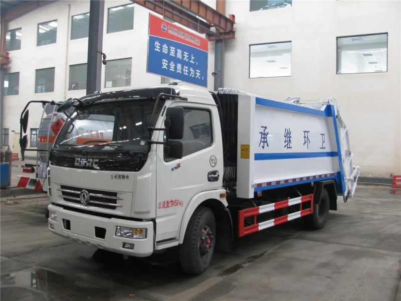 Frika 4X2 8cbm Garbage Waste Refuse Compactor Truck for Salewith PLC Control System