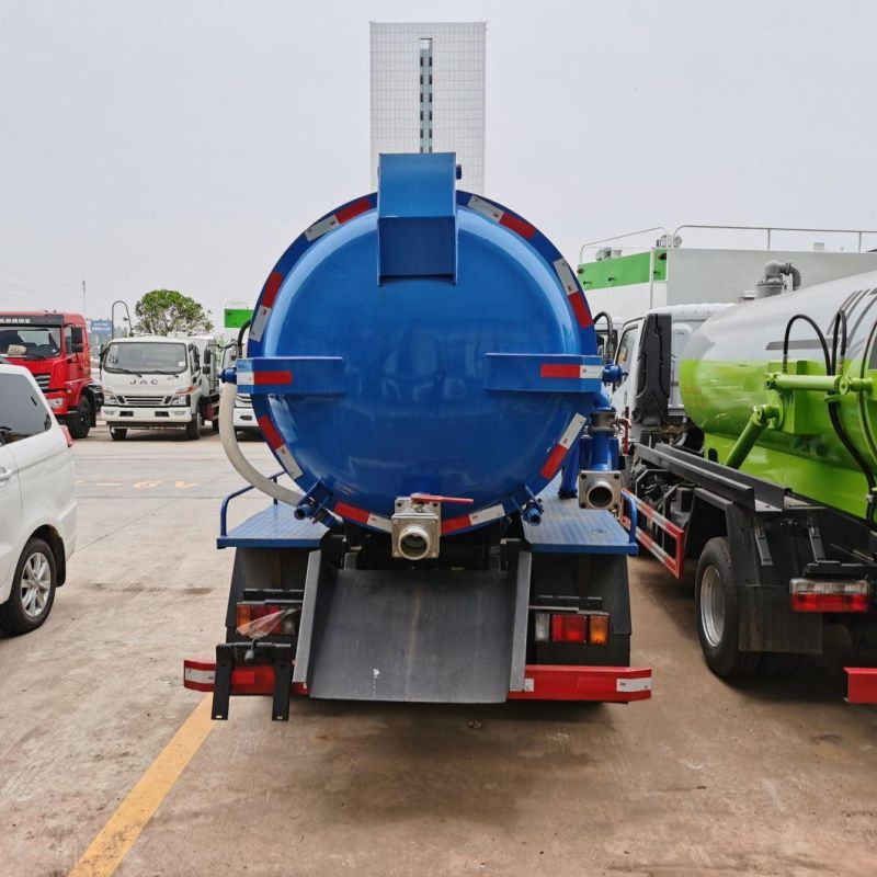 Qingling Wushiling 100p 5cbm Vacuum Sewage Suction Truck