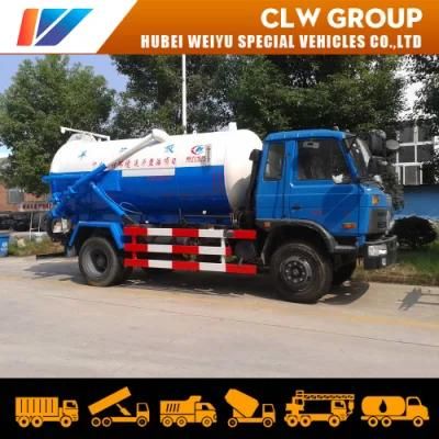 Customized Design 8000liters Sewer Cleaning Sewage Truck From Professional Manufacturer with Cheap Price