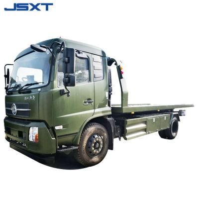 Jushixin New Dongfeng FAW Beiben Brand 4X2 Tow Wrecker Multipurpose Platform Car Carrier Flatbed Tow Truck