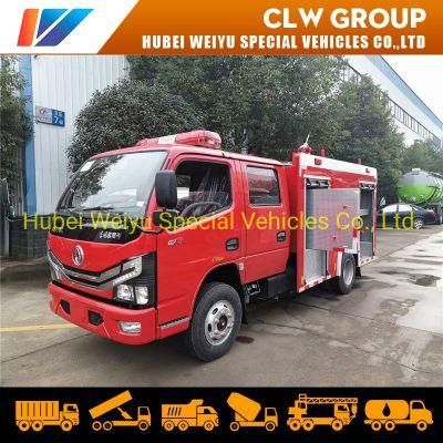 Dongfeng Duolicar Mini 2 Tons 2000liters Water Tank Fire Fighting Truck Fire Rescue Truck Fire Engine Fire Pumper Truck