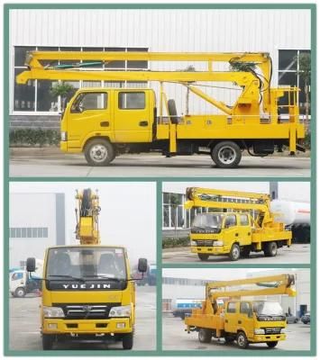 4*2 Overhead Working Truck Hydraulic Aerial Cage