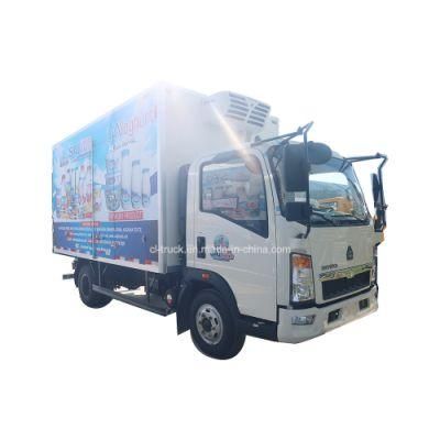 Good Quality 5tons 6tons 7tons HOWO Refrigerated Milk Tank Truck