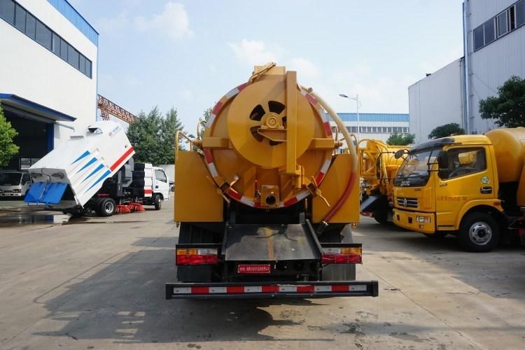 Small Capacity High Pressure Sewage Combined Jetting Vacuum Suction Truck