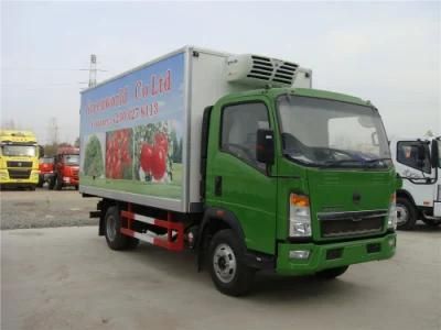 China HOWO 3 Ton 5 Ton Transport Refrigeration Unit Price