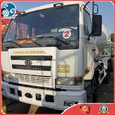 8m3 Used Ud Nissan Concrete-Transit Mixer Trucks with PF6 Engine in White