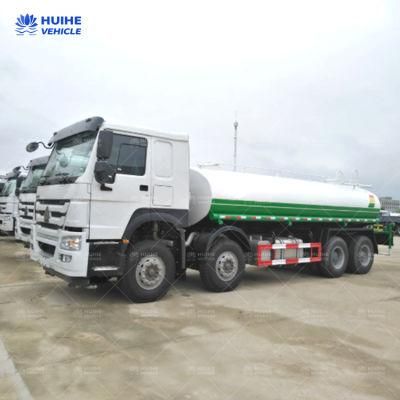 Used Water Truck Price Used Water Tanker HOWO Used Left Hand Drive Used Water Truck Tanker for West Africa